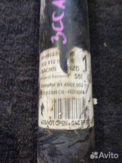 Стойка амортизатора задняя Volkswagen Passat B7