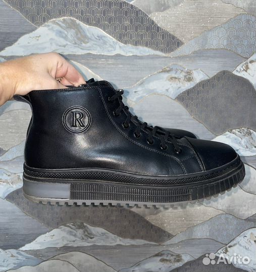 Высокие кеды кожаные Respect 45