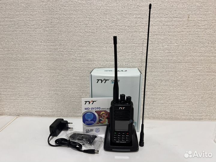 Рация TYT MD-UV390 акб 3600 с Type-C AES256