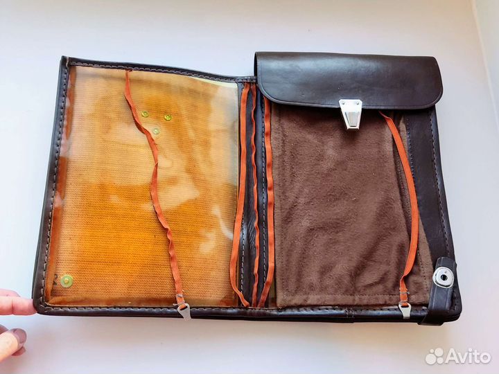 Кожаная сумка СССР