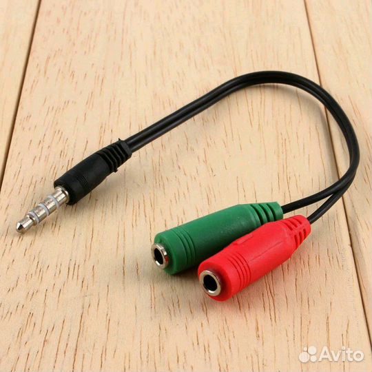 Переходник/Разветвитель AUX 2 в 1