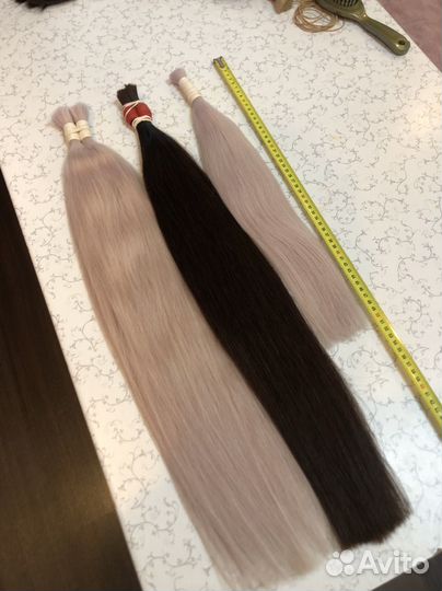 Волосы для наращивания 70 см славянка
