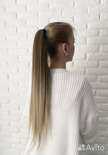 Шиньон.хвост шиньон. Накладной хвост