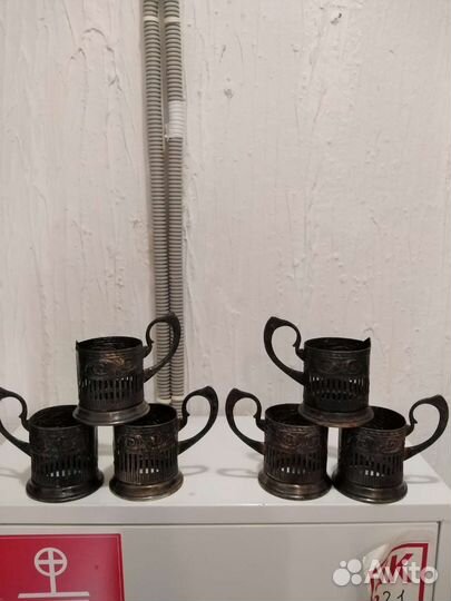 Подстаканники Кольчугино наборы 6 шт