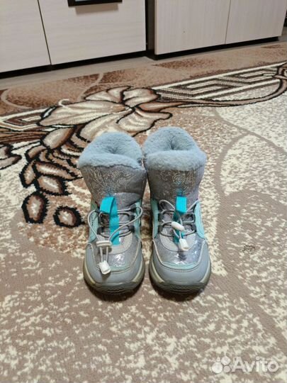 Теплые сапоги для девочки