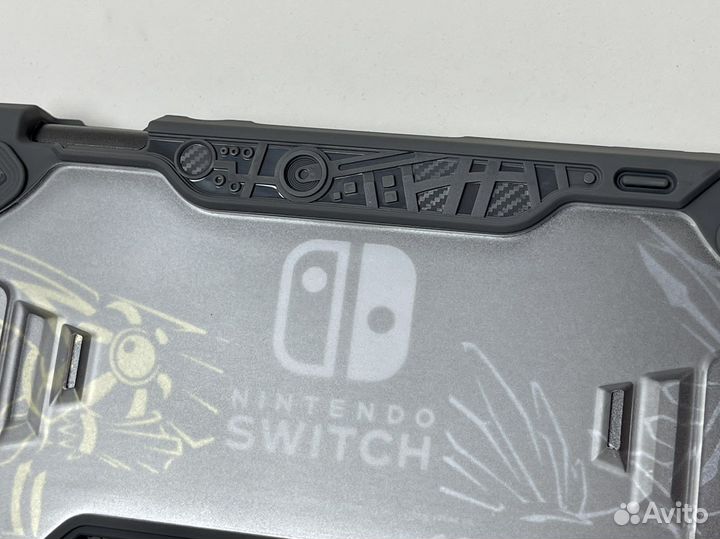 Грип-кейс Nintendo Switch Lite (чехол серый)