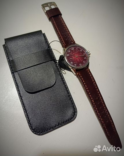 Чехол для часов из кожи, футляр ручная работа