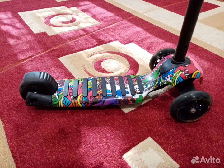 Самокат детский трехколесный бу