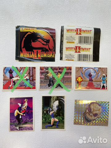 Карточки Mortal Kombat, вкладыши Мортал Комбат