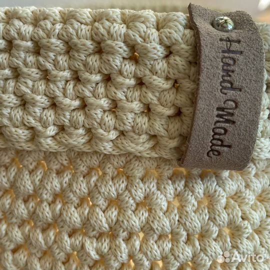 Набор вязаных корзина для хранения ручной работы