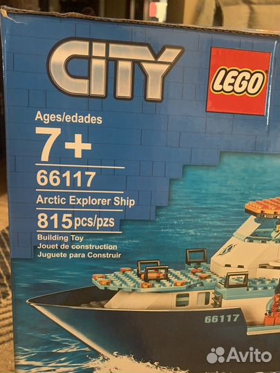 Lego City Исследователь Арктики Корабль 66117