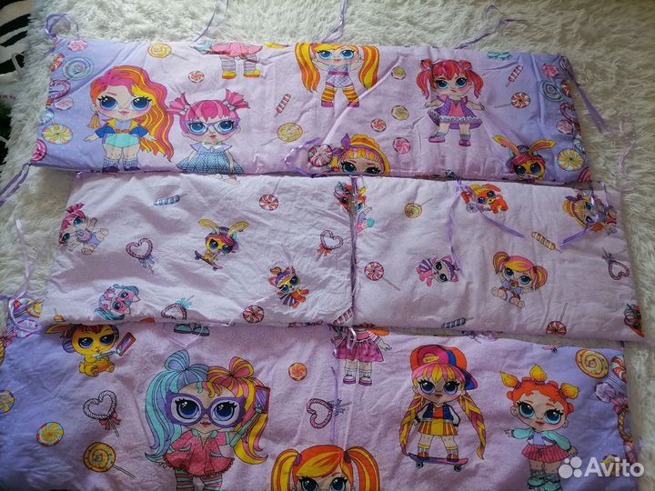 Бортики в детскую кроватку