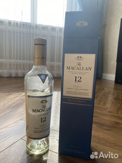 Macallan 12 тара и коробка