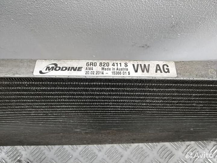 Радиатор кондиционера (конденсер) Skoda Fabia