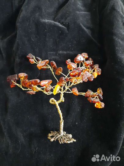 Янтарное дерево, брошь-ландыш, кулон, для кошелька