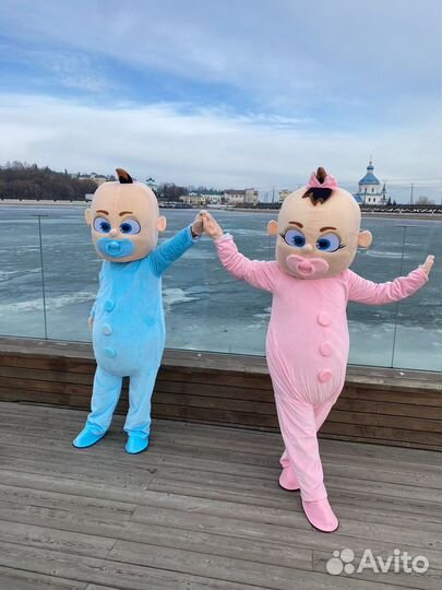 Гендер пати Пупсы ростовые куклы