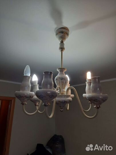 Люстра потолочная бу