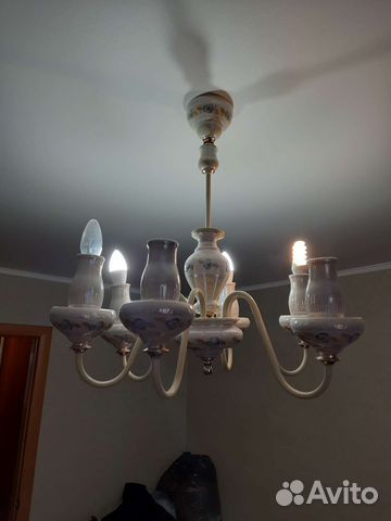 Люстра потолочная бу