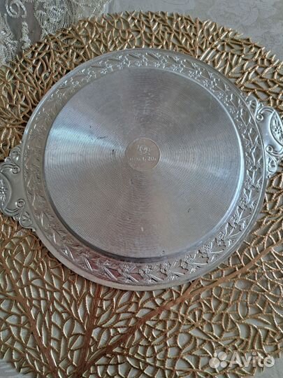 Поднос металлический винтаж