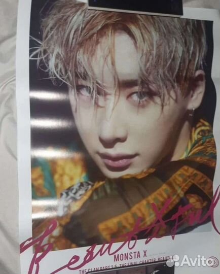 Плакат Wonho, Минхёк и Кихён