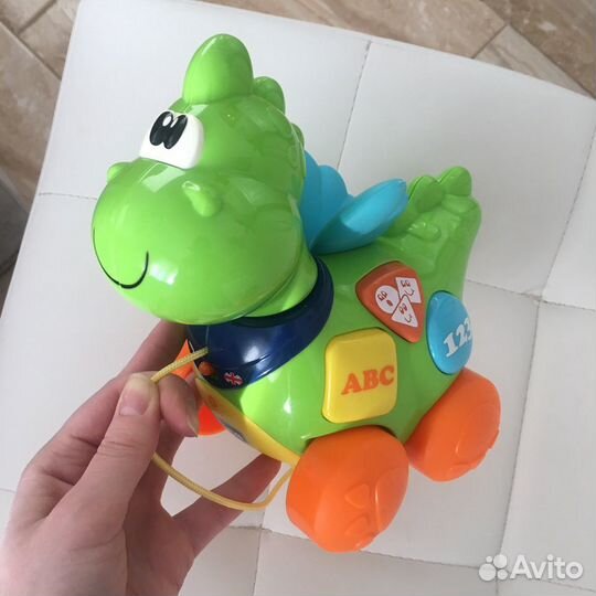 Игрушка каталка Говорящий дракон Chicco