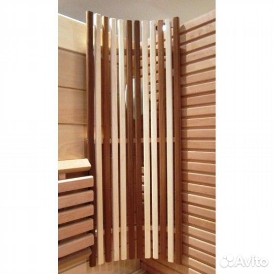 Абажур из осины и термососны Premio, высота 1 м