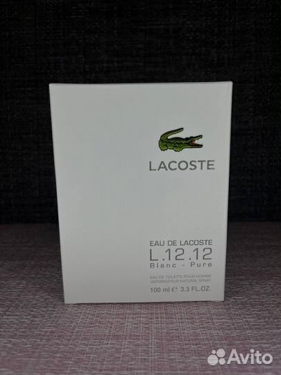 Parfum Lacoste L.12.12 Blanc – Pure (Euro)