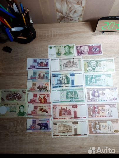 Набор банкнот unc (цена за все)