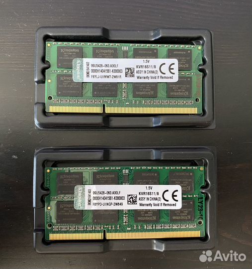 Оперативная память sodimm DDR3 8Gb 1600мгц