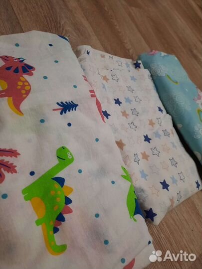 Простыни на резинке в детскую кровать