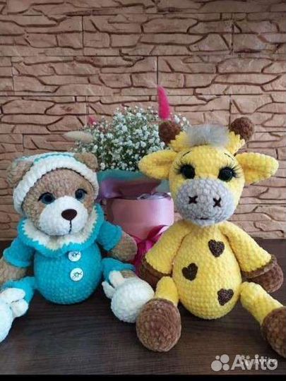 Вязаные,плюшевые игрушки
