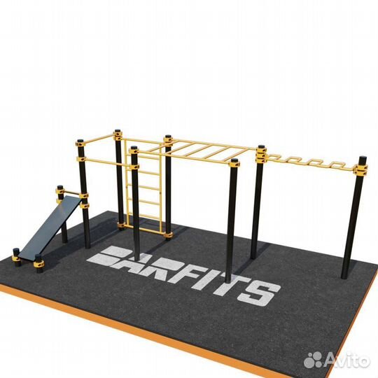 Спортивный воркаут комплекс свс-34-М 108мм пластик