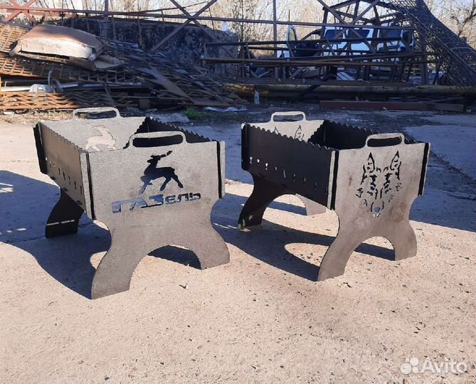 Мангал разборный 3 мм (газель)