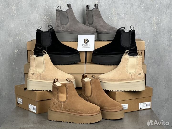 Женские Ugg Neumel Platform Chelsea + 4 расцветки