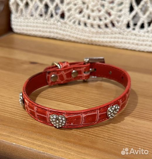 Ошейник со стразами