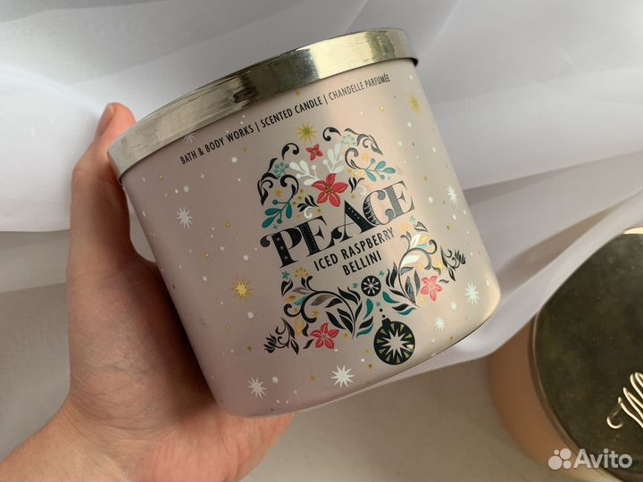 Свечи bath and body works новогодняя коллекция