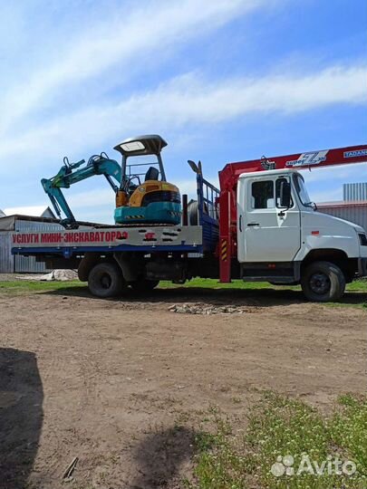 Услуги мини-экскаватора, землеройные работы