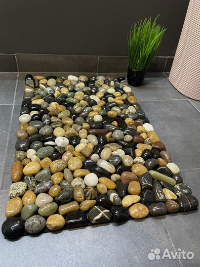 Ортопедический массажный коврик из морской гальки