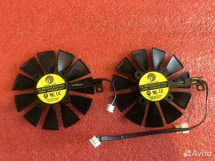 Вентиляторы Asus для видеокарты gtx 1060, 1070