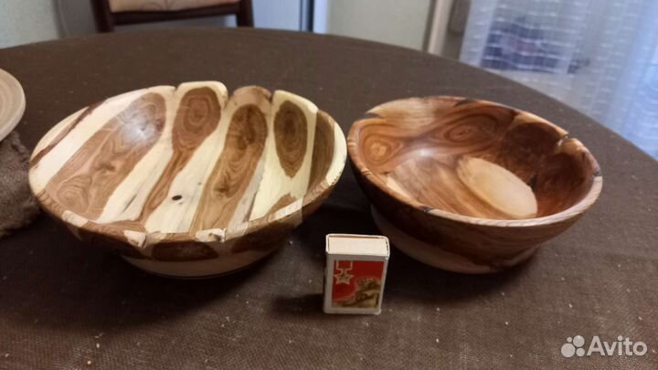 Посуда из дерева ручной работы