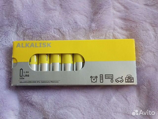 Батарейки пальчиковые аа IKEA 1.5 V- 10 шт. /уп
