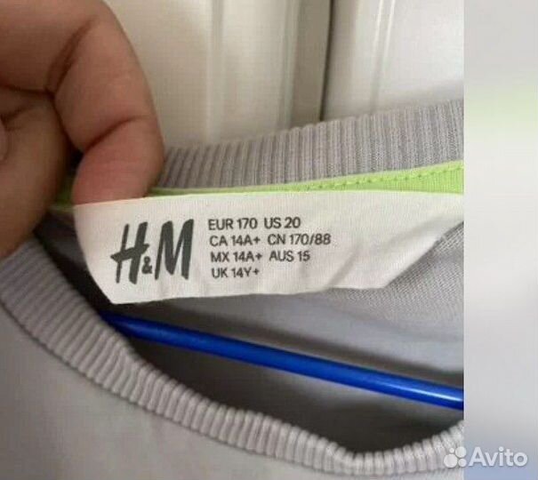 Кофта H&M 170 для мальчиков подростков