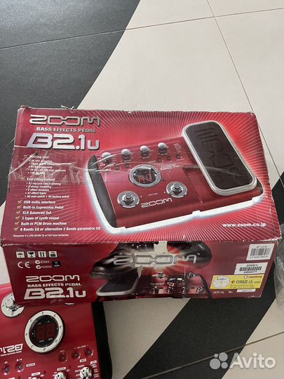Гитарный процессор zoom B2.1u