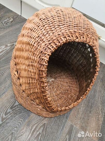 Дом плетёный для кошки или маленькой собачки