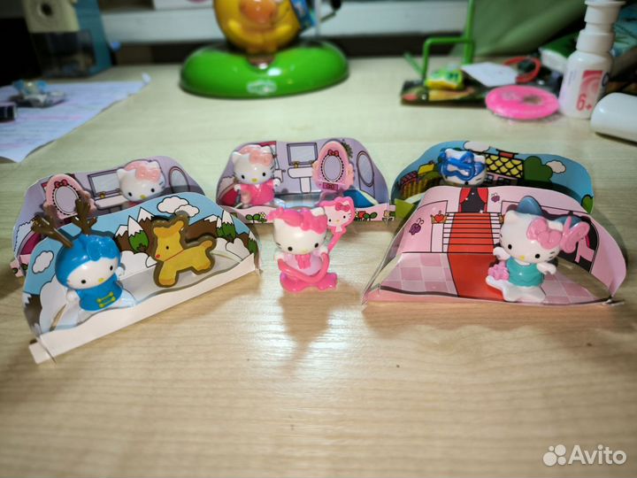 Hello kitty kinder игрушки