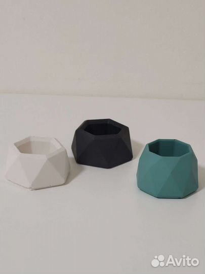 Кашпо из гипса