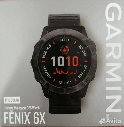 Часы Garmin Fenix 6X Pro Solar(новый)