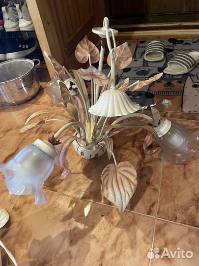 Люстра потолочная и бра e14