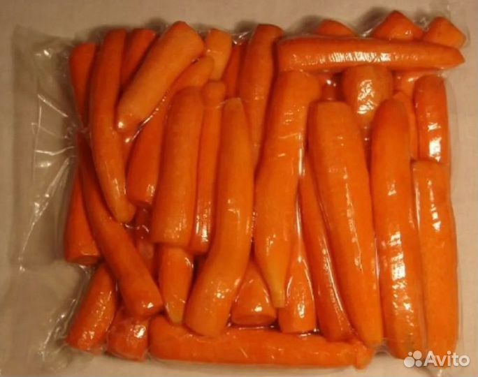 Овощи очищенные в вакумной упаковке