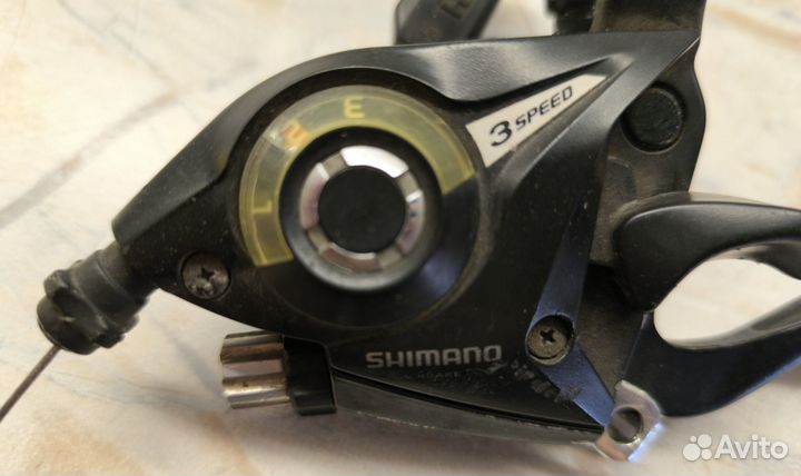 Переключатель shimano, роторы tektro 180, шатуны